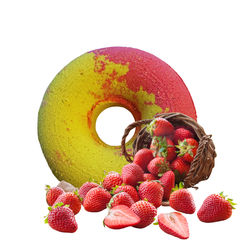 Süße Erdbeeren - Donut